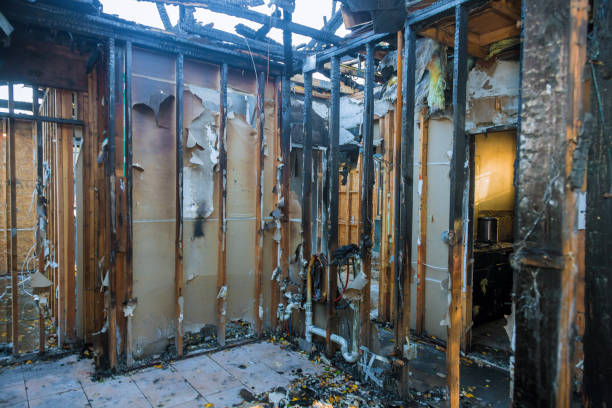 Professional Fire Damage Assessment technician working in Mableton, GA